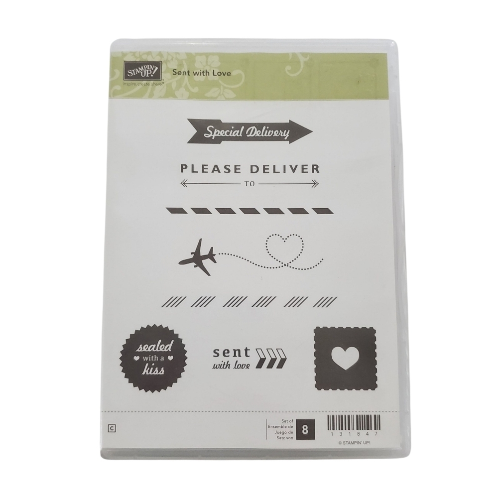 Stampin' Up! Sent With Love Stamp Set 2013 Retired
